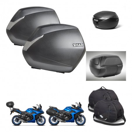 SHAD Suitcase trunk + mounting bracket SH36 suitcases accessories KIT-473315