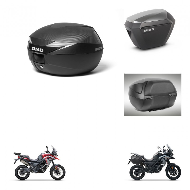 SHAD Maletas sh23 alu + soporte montaje Baul maleta accesorios KIT-473343