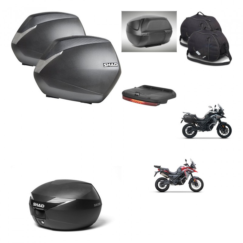 SHAD Baul maleta + soporte montaje maletas SH36 accesorios KIT-473345