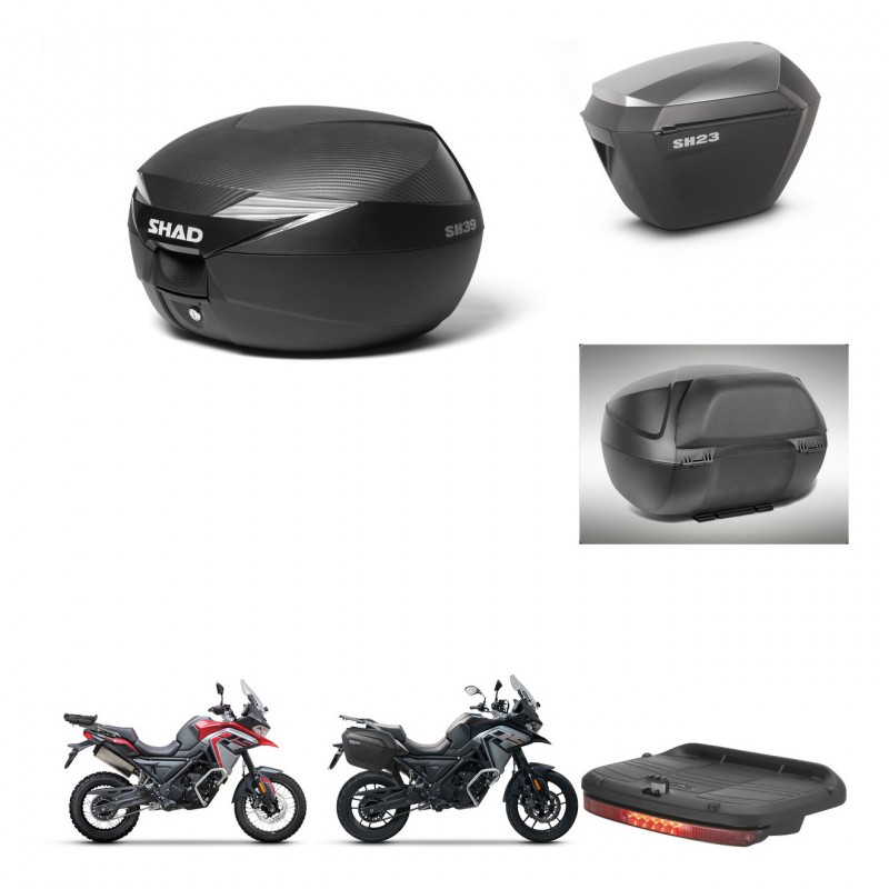 SHAD Maletas sh23 alu + soporte montaje Baul maleta accesorios KIT-473349