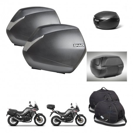 SHAD Suitcase trunk + mounting bracket SH36 suitcases accessories KIT-473363