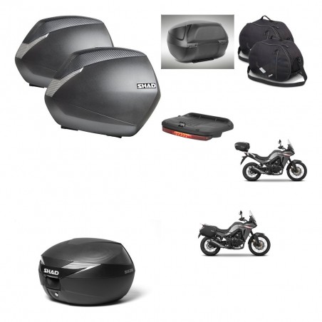 SHAD Baul maleta + soporte montaje maletas SH36 accesorios KIT-473369