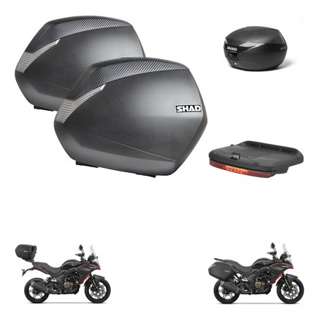 SHAD Baul maleta + soporte montaje maletas SH36 accesorios KIT-473380