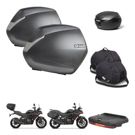 SHAD Suitcase trunk + mounting bracket SH36 suitcases accessories KIT-473381