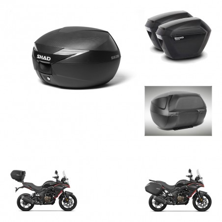 SHAD SH23 suitcases + mounting bracket suitcase trunk accessories KIT-473388