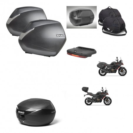 SHAD Baul maleta + soporte montaje maletas SH36 accesorios KIT-473393