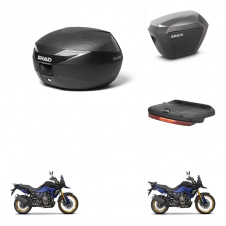 SHAD Maletas sh23 alu + soporte montaje Baul maleta accesorios KIT-473409