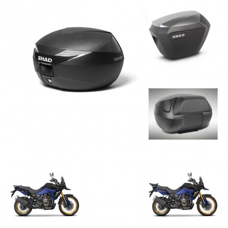 SHAD Maletas sh23 alu + soporte montaje Baul maleta accesorios KIT-473415