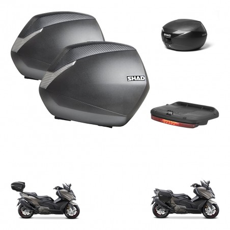 SHAD Suitcase trunk + mounting bracket SH36 suitcases accessories KIT-473452