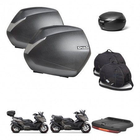 SHAD Baul maleta + soporte montaje maletas SH36 accesorios KIT-473453