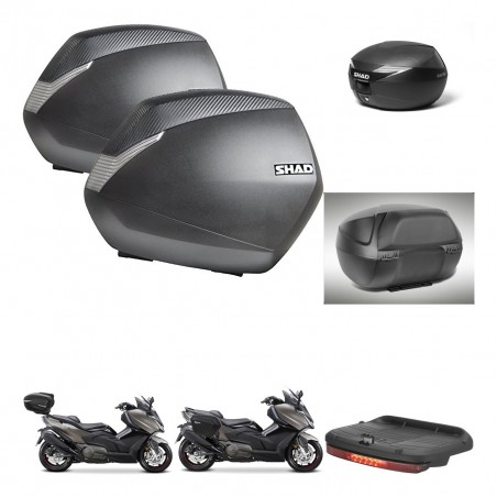 SHAD Suitcase trunk + mounting bracket SH36 suitcases accessories KIT-473464