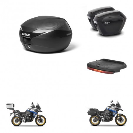 SHAD Maletas sh23 + soporte montaje Baul maleta accesorios KIT-473478