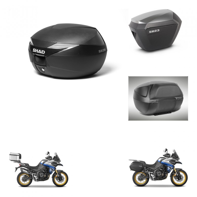 SHAD Maletas sh23 alu + soporte montaje Baul maleta accesorios KIT-473487