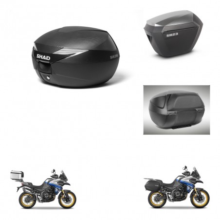 SHAD Maletas sh23 alu + soporte montaje Baul maleta accesorios KIT-473487