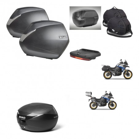 SHAD Suitcase trunk + mounting bracket SH36 suitcases accessories KIT-473489