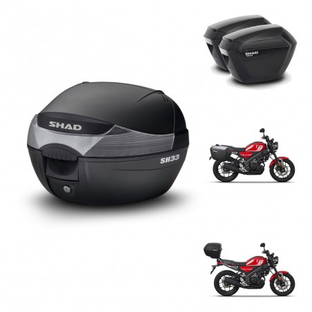 SHAD Maletas sh23 + soporte montaje baul SH33 KIT-473494