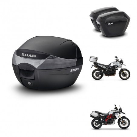 SHAD Maletas sh23 + soporte montaje baul SH33 KIT-473530