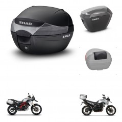 SHAD Maletas sh23 alu + soporte montaje baul SH33 accesorios KIT-473533