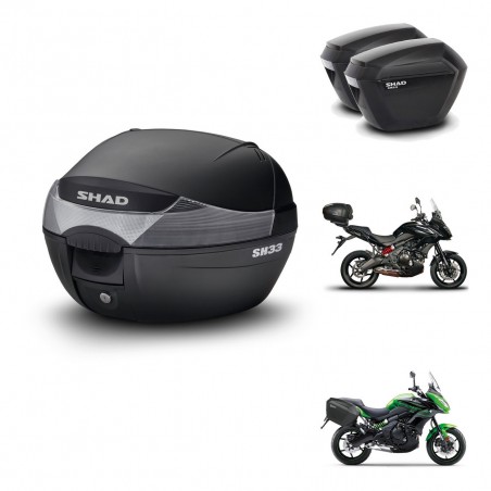 SHAD Maletas sh23 + soporte montaje baul SH33 KIT-473542