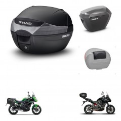 SHAD Maletas sh23 alu + soporte montaje baul SH33 accesorios KIT-473545