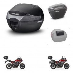 SHAD Maletas sh23 alu + soporte montaje baul SH33 accesorios KIT-473549