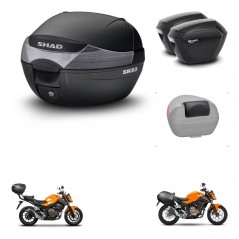 SHAD Maletas sh23 + soporte montaje baul SH33 accesorios KIT-473554