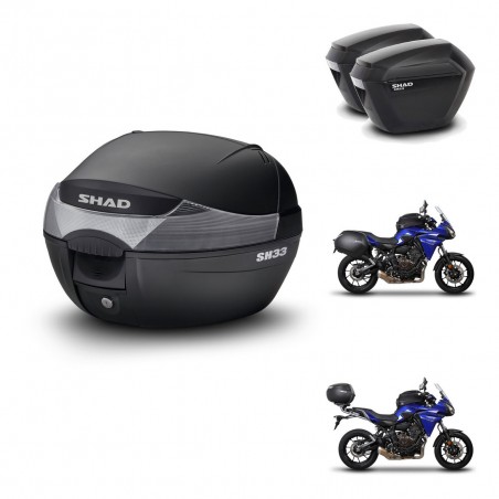 SHAD Maletas sh23 + soporte montaje baul SH33 KIT-473560