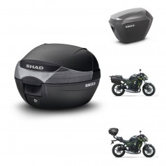 SHAD Maletas sh23 alu + soporte montaje baul SH33 KIT-473565