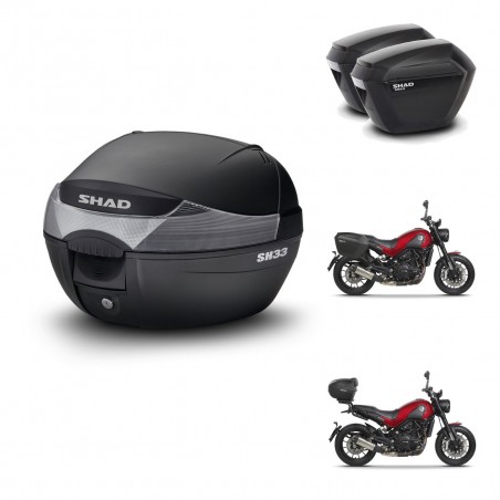 SHAD Maletas sh23 + soporte montaje baul SH33 KIT-473600