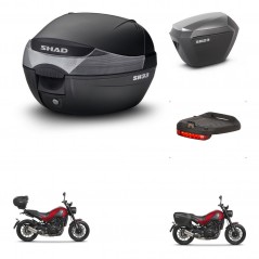 SHAD Maletas sh23 alu + soporte montaje baul SH33 accesorios KIT-473603