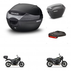 SHAD Maletas sh23 alu + soporte montaje baul SH33 accesorios KIT-473619