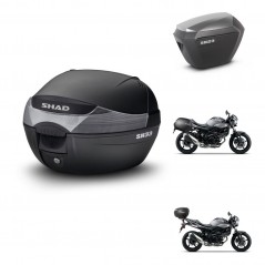 SHAD Maletas sh23 alu + soporte montaje baul SH33 KIT-473625