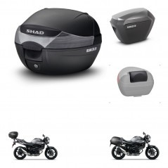 SHAD Maletas sh23 alu + soporte montaje baul SH33 accesorios KIT-473629