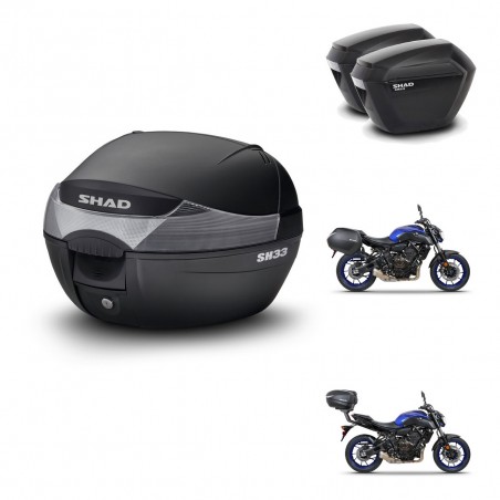 SHAD Maletas sh23 + soporte montaje baul SH33 KIT-473640