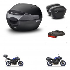 SHAD Maletas sh23 + soporte montaje baul SH33 accesorios KIT-473642