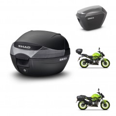SHAD Maletas sh23 alu + soporte montaje baul SH33 KIT-473657