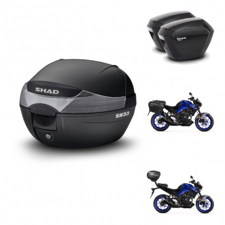 SHAD Maletas sh23 + soporte montaje baul SH33 KIT-473664