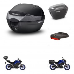 SHAD Maletas sh23 alu + soporte montaje baul SH33 accesorios KIT-473667