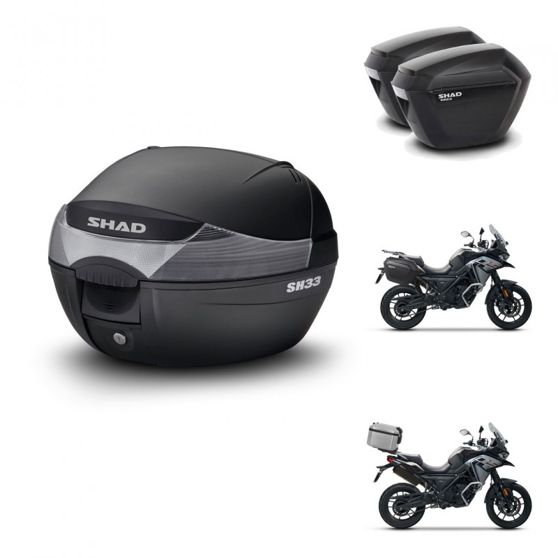 SHAD Maletas sh23 + soporte montaje baul SH33 KIT-473704