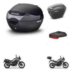 SHAD Maletas sh23 alu + soporte montaje baul SH33 accesorios KIT-473739