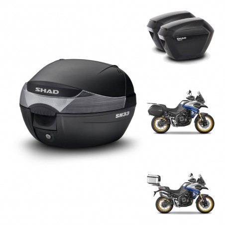 SHAD Maletas sh23 + soporte montaje baul SH33 KIT-473776