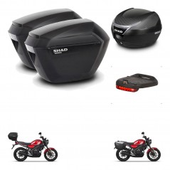 SHAD Trunk SH34 + mounting bracket suitcases sh23 accessories KIT-473786