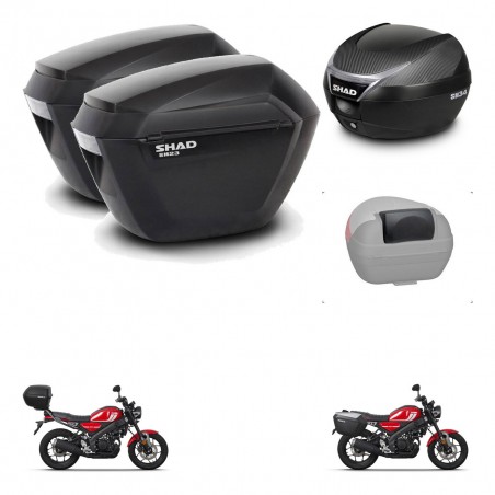 SHAD Trunk SH34 + mounting bracket suitcases sh23 accessories KIT-473788