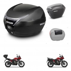 SHAD Maletas sh23 alu + soporte montaje baul SH34 accesorios KIT-473797