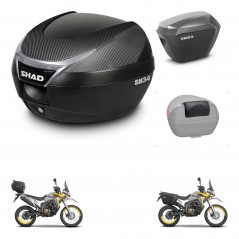 SHAD Maletas sh23 alu + soporte montaje baul SH34 accesorios KIT-473813
