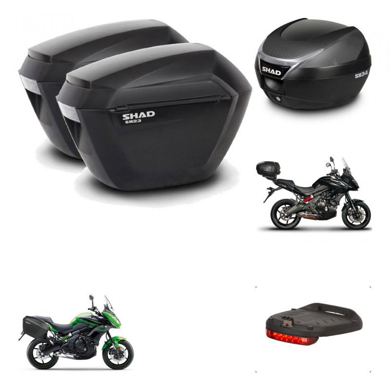 SHAD Trunk SH34 + mounting bracket suitcases sh23 accessories KIT-473850
