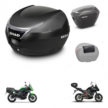 SHAD Maletas sh23 alu + soporte montaje baul SH34 accesorios KIT-473853