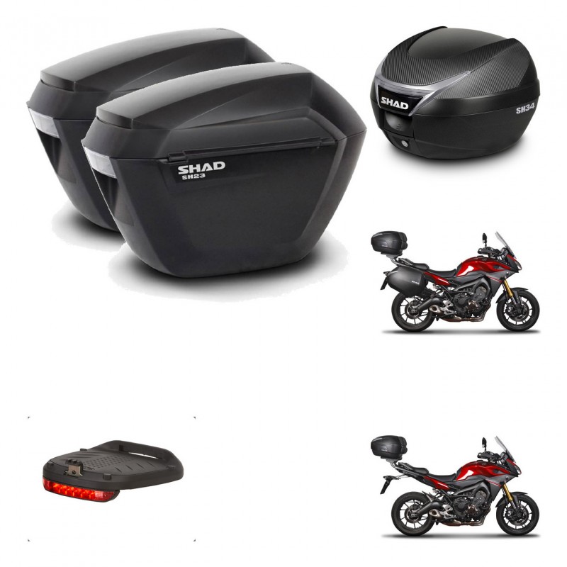 SHAD Trunk SH34 + mounting bracket suitcases sh23 accessories KIT-473858