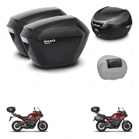 SHAD Trunk SH34 + mounting bracket suitcases sh23 accessories KIT-473860