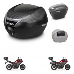 SHAD Maletas sh23 alu + soporte montaje baul SH34 accesorios KIT-473861